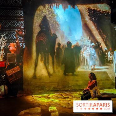 Les Orientalistes, l'exposition de l'Atelier des Lumières qui nous fait voyager en Orient - photos - IMG20240208102317