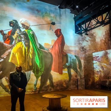Les Orientalistes, l'exposition de l'Atelier des Lumières qui nous fait voyager en Orient - photos - IMG20240208102842