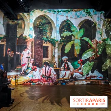 Les Orientalistes, l'exposition de l'Atelier des Lumières qui nous fait voyager en Orient - photos - IMG20240208102748