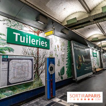 Le Métro Tuileries en mode végétal -  A7C5661