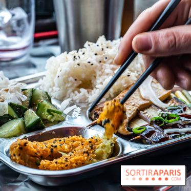 Sekitan, le restaurant street food de brochettes japonaises -  bento végétarien
