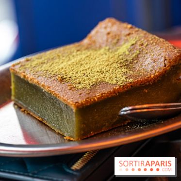 Sekitan, le restaurant street food de brochettes japonaises -  mochi brownie matcha
