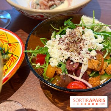 Kapara - Fattoush, feta, croûtons, sumac