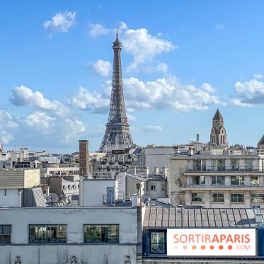 Visuel Paris 8e - toits - tour eiffel