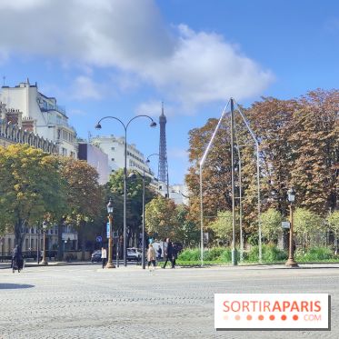 Visuel Paris 8e - Champs Elysées Tour Eiffel automne