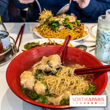 New Hao Khoan, le restaurant chinois et vietnamien, valeur sûre du 13e - soupe de nouilles et raviolis aux crevettes