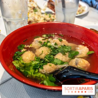 New Hao Khoan, le restaurant chinois et vietnamien, valeur sûre du 13e - soupe de raviolis