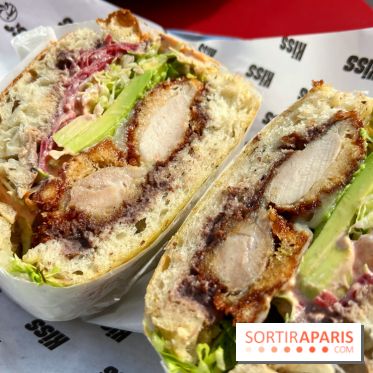 Kiss - Sandwich poulet frit, avocat, focaccia
