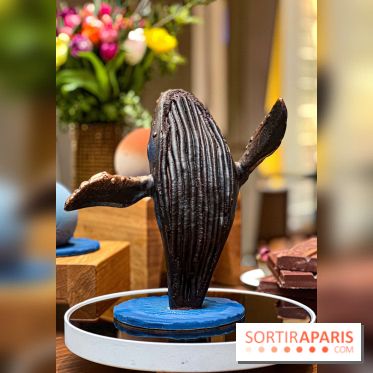 La baleine de Pâques, l'oeuf de Pâques de l'hôtel Lutetia par Nicolas Guercio
