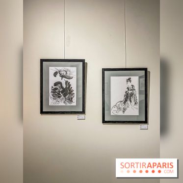 Exposition Sumi et Motion de la calligraphe japonaise Aya Wada à la galerie La Lison - IMG 4916