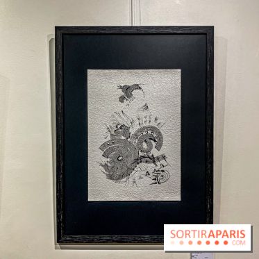 Exposition Sumi et Motion de la calligraphe japonaise Aya Wada à la galerie La Lison - IMG 4918