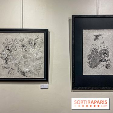 Exposition Sumi et Motion de la calligraphe japonaise Aya Wada à la galerie La Lison - IMG 4935