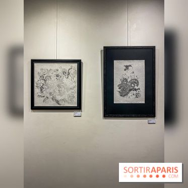 Exposition Sumi et Motion de la calligraphe japonaise Aya Wada à la galerie La Lison