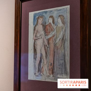 Exposition Henry Cros au Musée des Arts Décoratifs, sculpteur et dessinateur