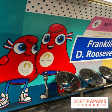 Jeux olympiques et paralympiques Paris 2024 - Visuel - métro Roosevelt