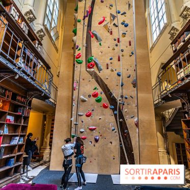 Climbing District Saint-Lazare, la salle d'escalade et espace coworking cachée dans une chapelle -  A7C8018