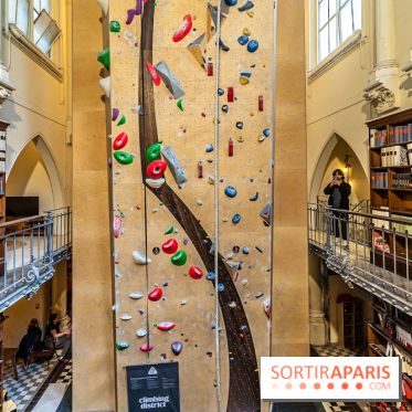 Climbing District Saint-Lazare, la salle d'escalade et espace coworking cachée dans une chapelle