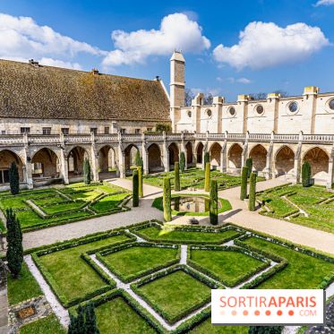 L'Abbaye de Royaumont - les photos -  jardin - bâtiment des moines