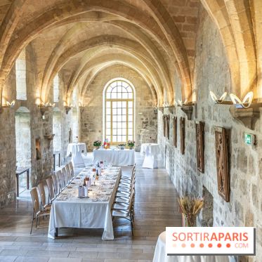 L'Abbaye de Royaumont - les photos -  la table de Royaumont