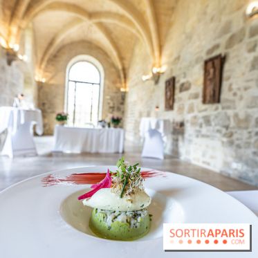 L'Abbaye de Royaumont - les photos -  la table de Royaumont - entrée