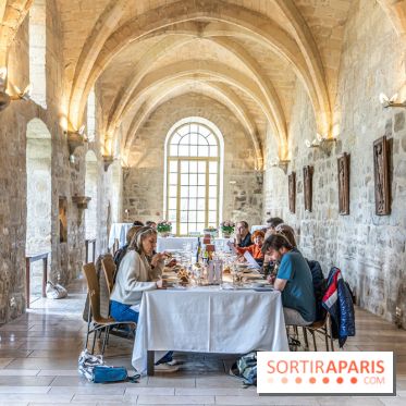 L'Abbaye de Royaumont - les photos -  la table de Royaumont