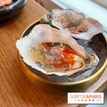 Mojju - Huitres au kimchi blanc