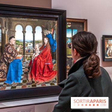 Exposition Revoir Van Eyck, La Vierge du chancelier Rolin au Musée du Louvre