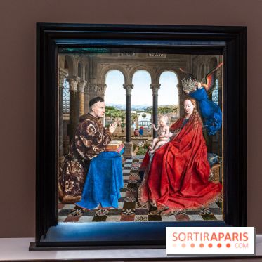 Exposition Revoir Van Eyck, La Vierge du chancelier Rolin au Musée du Louvre