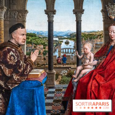 Exposition Revoir Van Eyck, La Vierge du chancelier Rolin au Musée du Louvre