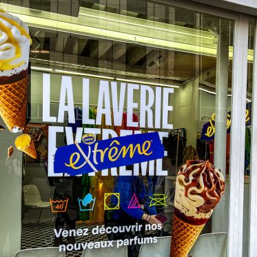 Bar à glaces éphémère et gratuit dans une laverie à Paris  - image00041