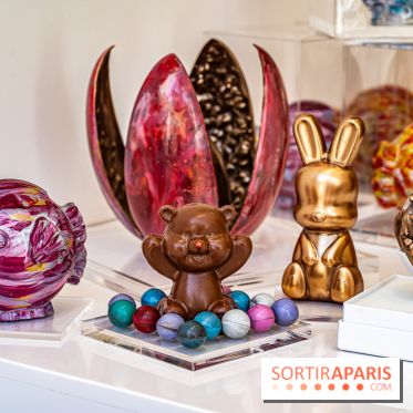 Oeuf Joyaux et chocolats de Pâques de Jade Génin 2024