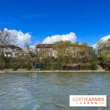Croisière olympique sur l'île Saint-Denis - écluse de la briche