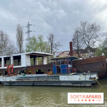 Croisière olympique sur l'île Saint-Denis - péniches Gennevilliers