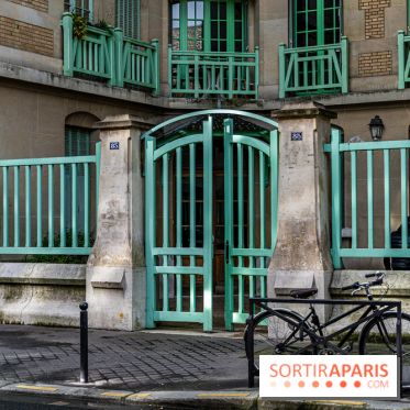 Insolite, la façade originale de la rue Blomet Paris 15e - photos -  A7C9546