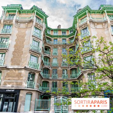 Insolite, la façade originale de la rue Blomet Paris 15e - photos