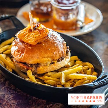 Le brunch festif du Bistrot Podium - Paris 15e - Top Chef -  burger frites