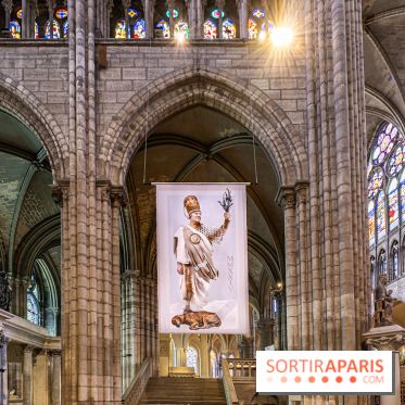 La Trêve la Basilique Saint-Denis, l'exposition costumes et photos de Sophie Comtet Kouyaté en mode jeux Olympique en Grèce Antique