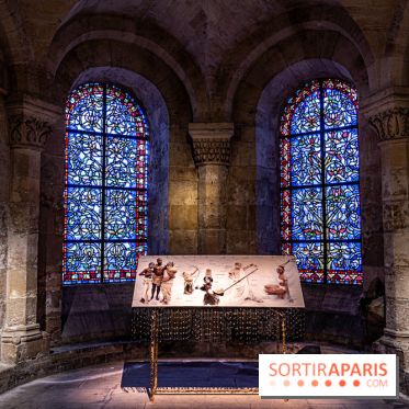 La Trêve la Basilique Saint-Denis, l'exposition costumes et photos de Sophie Comtet Kouyaté en mode jeux Olympique en Grèce Antique