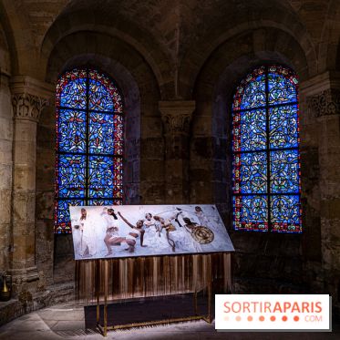 La Trêve la Basilique Saint-Denis, l'exposition costumes et photos de Sophie Comtet Kouyaté en mode jeux Olympique en Grèce Antique -  A7C0664 HDR