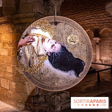 La Trêve la Basilique Saint-Denis, l'exposition costumes et photos de Sophie Comtet Kouyaté en mode jeux Olympique en Grèce Antique -  A7C0595 HDR