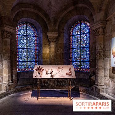 La Trêve la Basilique Saint-Denis, l'exposition costumes et photos de Sophie Comtet Kouyaté en mode jeux Olympique en Grèce Antique