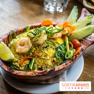 Q Bar, le bistrot et restaurant Thaïlandais à Paris -  riz Thaï