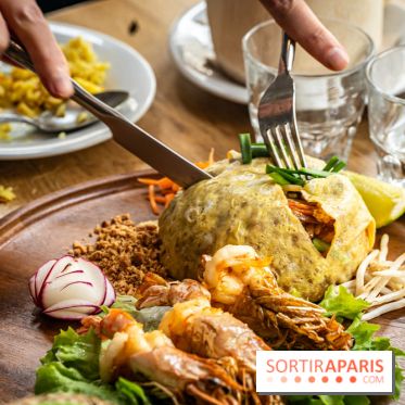 Q Bar, le bistrot et restaurant Thaïlandais à Paris -   pad thaï