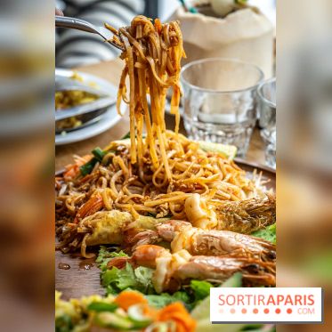 Q Bar, le bistrot et restaurant Thaïlandais à Paris -   pad thaï