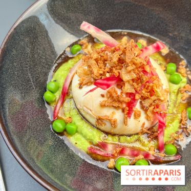 LArchimede - Burrata, dip de petit pois