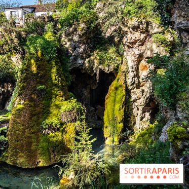 Parc du Dr Fauvel à Villennes sur Seine, grotte et cascades