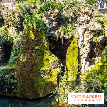 Parc du Dr Fauvel à Villennes sur Seine, grotte et cascades