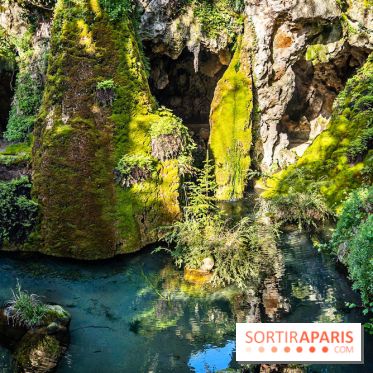 Parc du Dr Fauvel à Villennes sur Seine, grotte et cascades