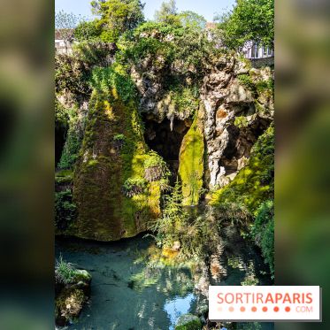 Parc du Dr Fauvel à Villennes sur Seine, grotte et cascades