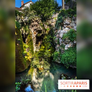 Parc du Dr Fauvel à Villennes sur Seine, grotte et cascades